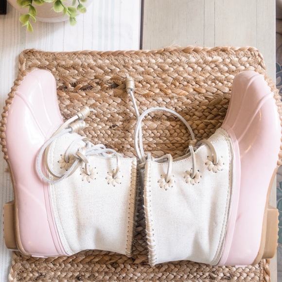 Jack Rogers Rubber-Bottomed Lace Up Boots - Picture 5 of 6